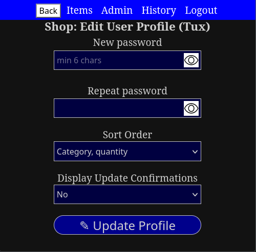 user profile image missing